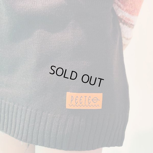 画像9: 【半額】【ラストLのみ】PeeTee. (ピーティー) “GRADATION SLEEVE CREW KNIT” (9)