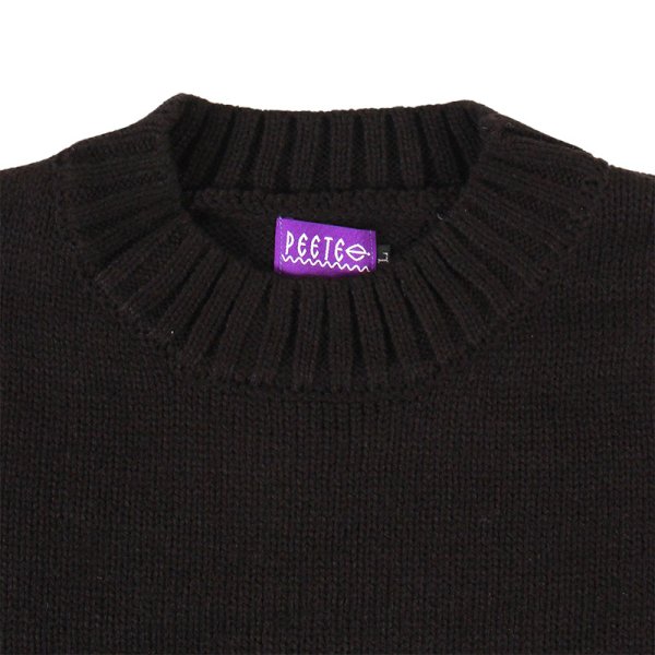 画像3: 【ラストLのみ】PeeTee. (ピーティー) “GRADATION SLEEVE CREW KNIT” (3)