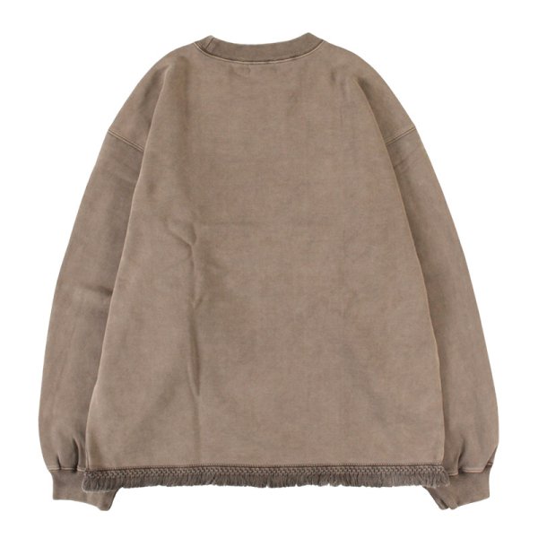 画像2: 【ラストXLのみ】PeeTee. (ピーティー) “LOVE AND PEACE FRINGE CREW” (2)