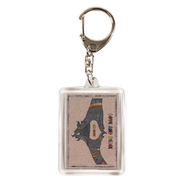 画像2: 【2025.07.15再入荷】PeeTee. (ピーティー) “LOVE AND PEACE KEY HOLDER” (2)