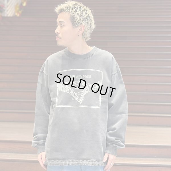 画像9: 【ラストXLのみ】PeeTee. (ピーティー) “LOVE AND PEACE FRINGE CREW” (9)