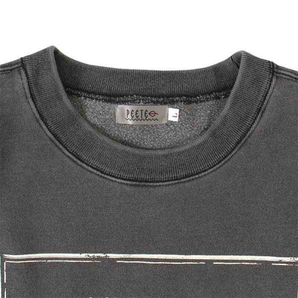 画像3: 【ラストXLのみ】PeeTee. (ピーティー) “LOVE AND PEACE FRINGE CREW” (3)