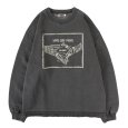 画像1: 【ラストXLのみ】PeeTee. (ピーティー) “LOVE AND PEACE FRINGE CREW” (1)
