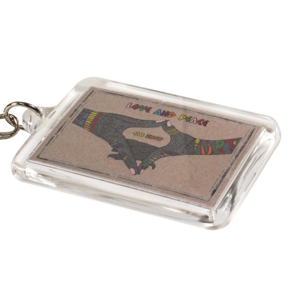 画像4: 【2025.07.15再入荷】PeeTee. (ピーティー) “LOVE AND PEACE KEY HOLDER” (4)