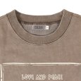 画像3: 【ラストXLのみ】PeeTee. (ピーティー) “LOVE AND PEACE FRINGE CREW” (3)
