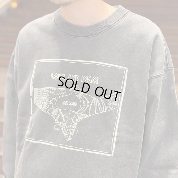 画像10: 【ラストXLのみ】PeeTee. (ピーティー) “LOVE AND PEACE FRINGE CREW” (10)