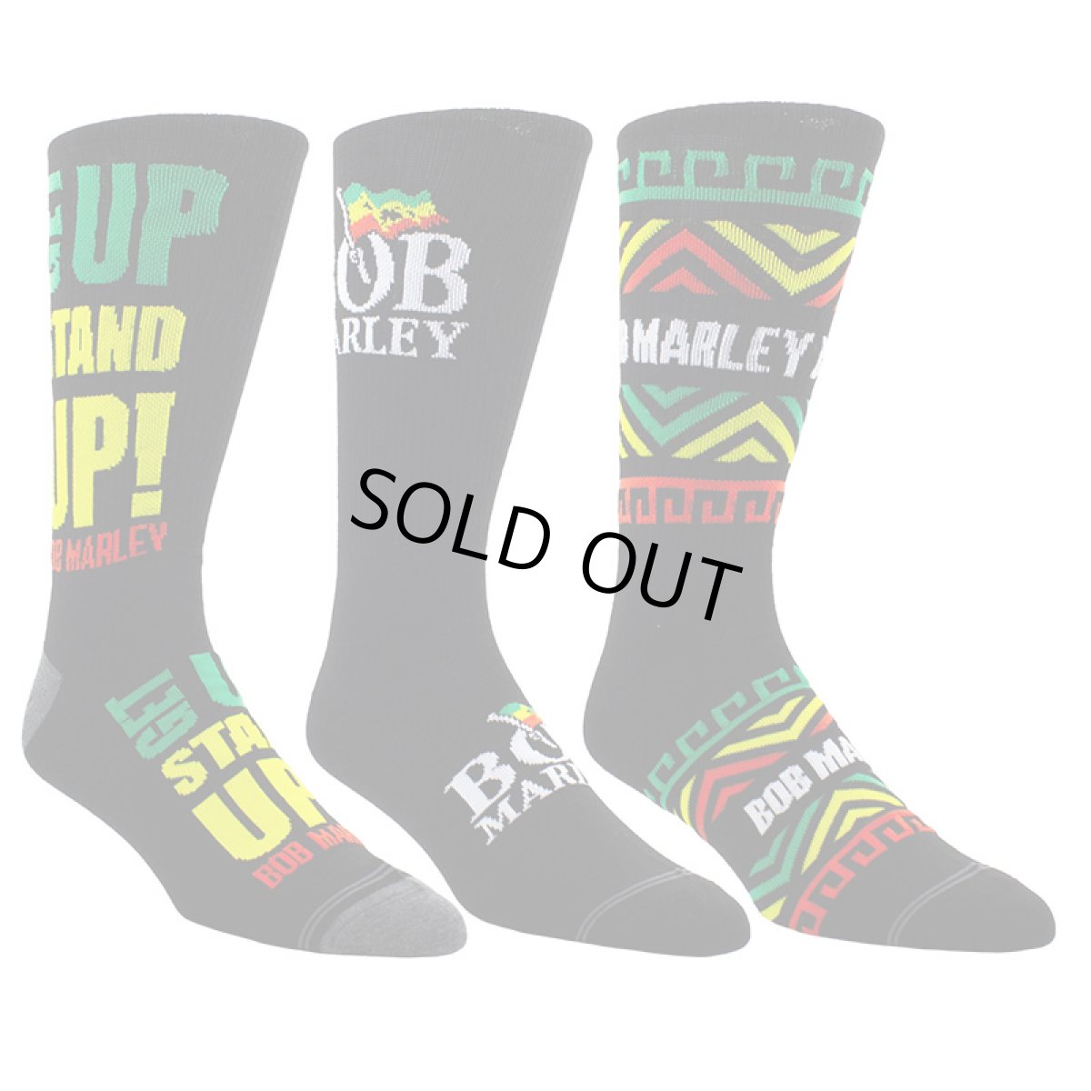 画像1: BOB MARLEY 3PCS SOCKS (1)