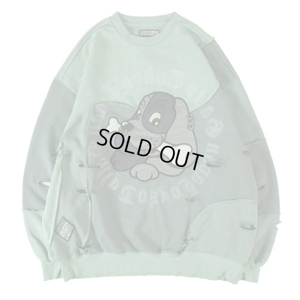 画像2: GALFY(ガルフィー) “ツギハギゾンビスウェット” (2)