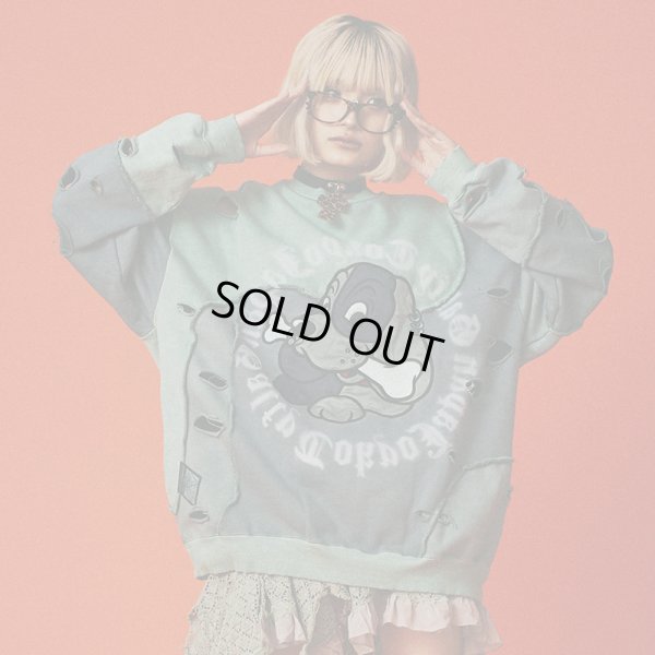 画像1: GALFY(ガルフィー) “ツギハギゾンビスウェット” (1)