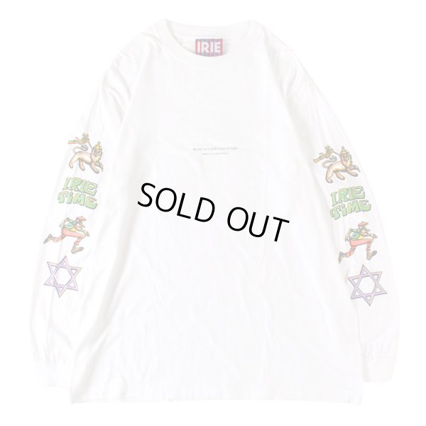 画像1: 【ラストXLのみ】IRIE by irielife(アイリー バイ アイリーライフ) “IRIE JAH LION L/S TEE” (1)