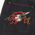 画像8: GRIMEY / GRMY (グライミー) “PEACE WITHIN THE WATCHING EYEZ BAGGY DENIM SHORTS” (8)