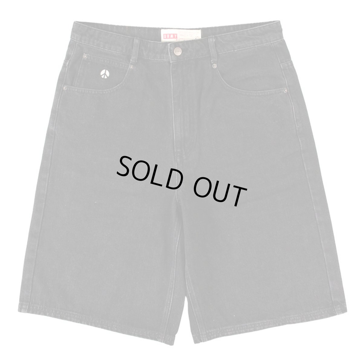 画像3: GRIMEY / GRMY (グライミー) “PEACE WITHIN THE WATCHING EYEZ BAGGY DENIM SHORTS” (3)