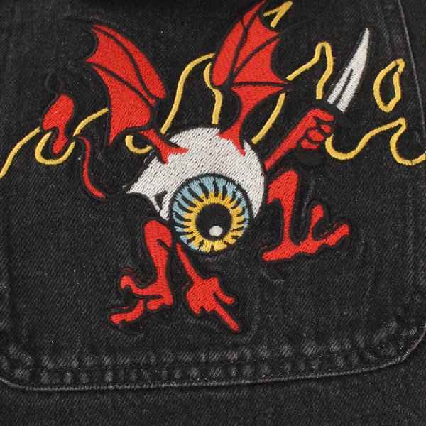 画像9: GRIMEY / GRMY (グライミー) “PEACE WITHIN THE WATCHING EYEZ BAGGY DENIM SHORTS” (9)