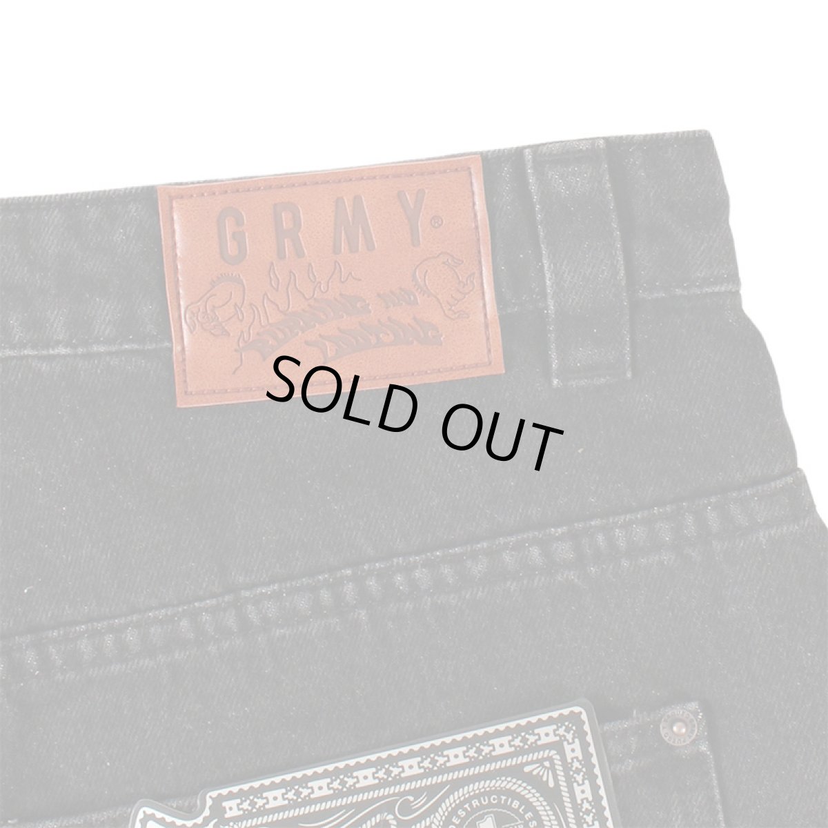 画像10: GRIMEY / GRMY (グライミー) “PEACE WITHIN THE WATCHING EYEZ BAGGY DENIM SHORTS” (10)