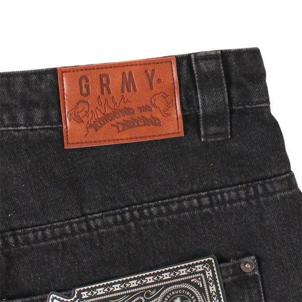 画像10: GRIMEY / GRMY (グライミー) “PEACE WITHIN THE WATCHING EYEZ BAGGY DENIM SHORTS” (10)