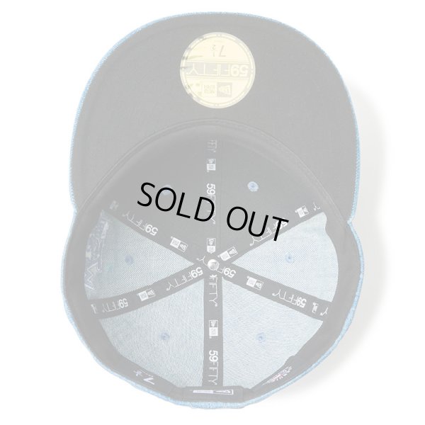 画像5: 【ラスト7 1/2のみ】NEWERA（ニューエラ）“59FIFTY Denim ロサンゼルス・ドジャース ワールドシリーズサイドパッチ ウォッシュドデニム” (5)