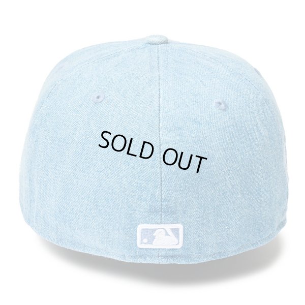 画像4: 【ラスト7 1/2のみ】NEWERA（ニューエラ）“59FIFTY Denim ロサンゼルス・ドジャース ワールドシリーズサイドパッチ ウォッシュドデニム” (4)
