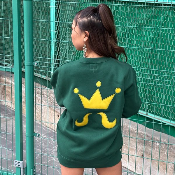 画像12: KINGSIZE(キングサイズ)“RASTA HiGE CREW SWEAT” (12)
