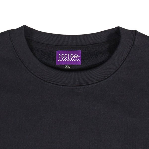 画像4: 【ラストMのみ】PeeTee. (ピーティー) “IN MY HEAD  WIDE CREW” (4)