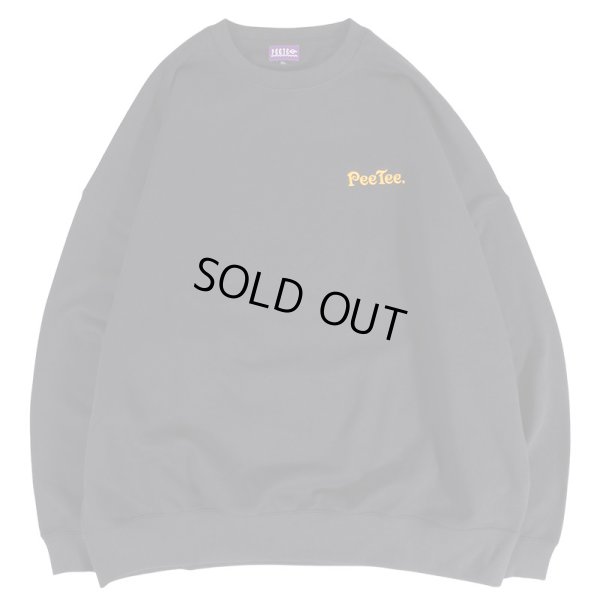 画像2: 【30%OFF】【ラストMのみ】PeeTee. (ピーティー) “IN MY HEAD  WIDE CREW” (2)