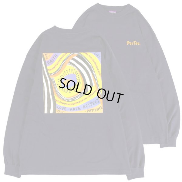 画像1: 【ラストXXLのみ】PeeTee. (ピーティー) “IN MY HEAD L/S TEE” (1)