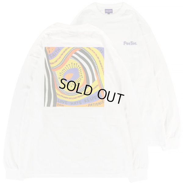 画像1: 【ラストXLのみ】PeeTee. (ピーティー) “IN MY HEAD L/S TEE” (1)