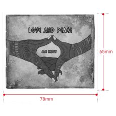 画像3: PeeTee. (ピーティー) “MULTI LOVE AND PEACE WATERPROOF STICKER” (3)