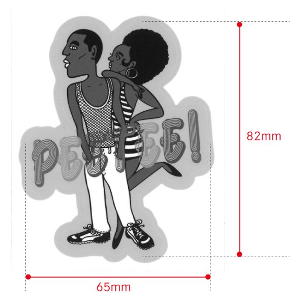 画像3: PeeTee. (ピーティー) “CUDDLE WATERPROOF STICKER” (3)