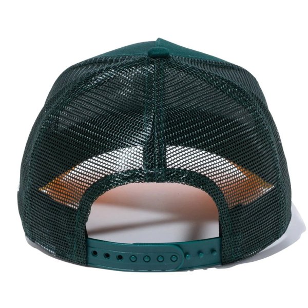 画像2: 【2025.04.09再入荷】NEWERA（ニューエラ）“9FORTY A-Frame トラッカー オークランド・アスレチックス ダークグリーン” (2)