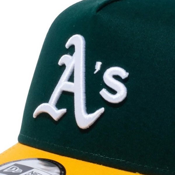 画像5: 【2025.04.09再入荷】NEWERA（ニューエラ）“9FORTY A-Frame トラッカー オークランド・アスレチックス ダークグリーン” (5)