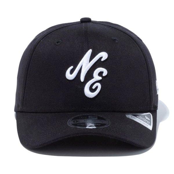 画像2: 【2025.07.19再入荷】NEWERA（ニューエラ）“9FIFTY ストレッチスナップ クラシックロゴ ブラック × ホワイト” (2)