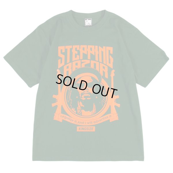 画像1: 【ラストLのみ】KINGSIZE（キングサイズ）“STEPPING RAZOR TEE” (1)