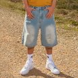 画像17: GRIMEY / GRMY (グライミー) “PEACE WITHIN BAGGY DENIM SHORTS” (17)