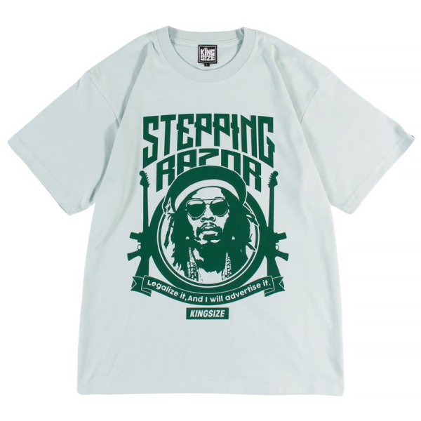 画像1: 【ラストMのみ】KINGSIZE（キングサイズ）“STEPPING RAZOR TEE” (1)