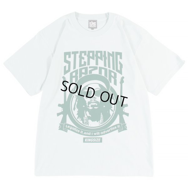 画像1: 【ラストMのみ】KINGSIZE（キングサイズ）“STEPPING RAZOR TEE” (1)