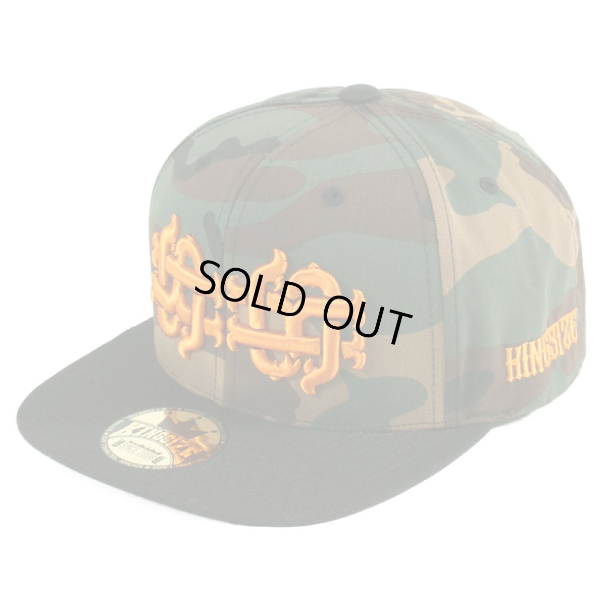 画像1: KINGSIZE（キングサイズ）“W MONOGRAM B/B CAP” (1)