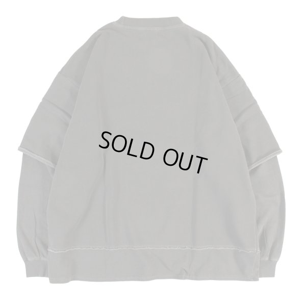画像2: 【ラストXLのみ】PeeTee. (ピーティー) “PEETEE CLOTHING FAKE LAYERED SWEAT” (2)