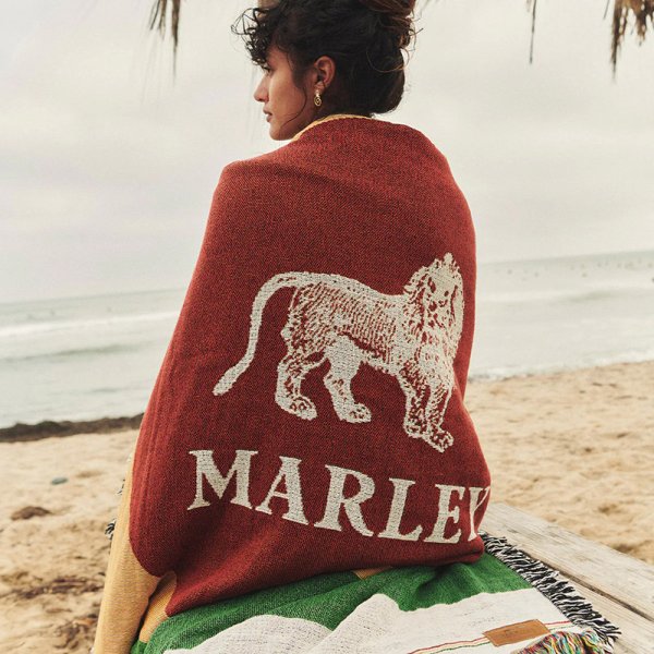画像6: 【2025.06.11再入荷】SLOWTIDE (スロウタイド)ｘBOB MARLEY “JUDAH TAPESTRY BLANKET” (6)