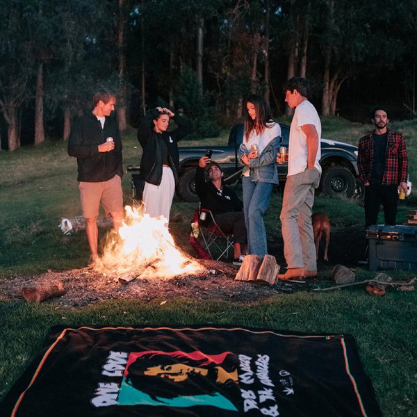 画像5: 【2025.06.11再入荷】SLOWTIDE (スロウタイド)ｘBOB MARLEY “ONE LOVE FLEECE BLANKET” (5)