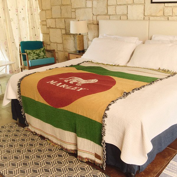 画像3: 【2025.06.11再入荷】SLOWTIDE (スロウタイド)ｘBOB MARLEY “JUDAH TAPESTRY BLANKET” (3)