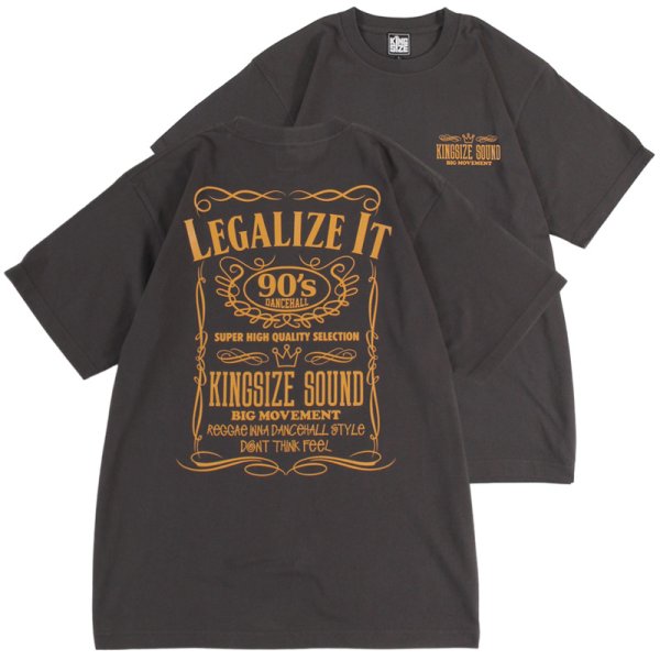 画像1: 【ラストXXLのみ】KINGSIZE（キングサイズ）“LEGALIZE IT TEE” (1)