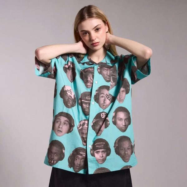 画像12: GRIMEY / GRMY (グライミー) “THE MIDNITE BUTTON UP SHIRT” (12)