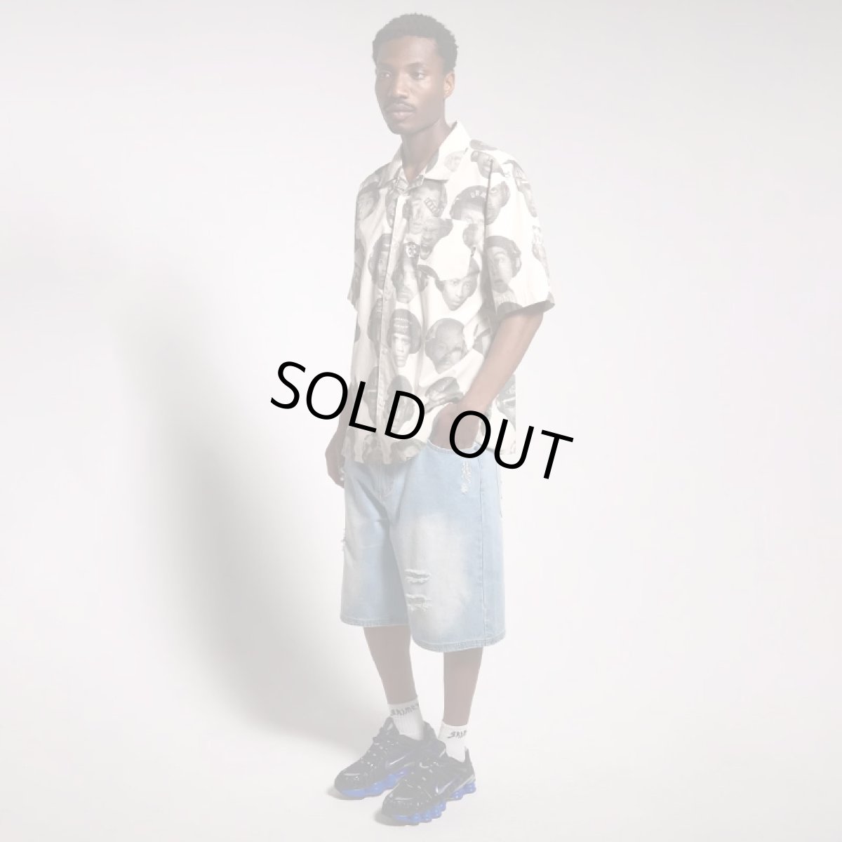 画像14: 【ラストXLのみ】GRIMEY / GRMY (グライミー) “THE MIDNITE BUTTON UP SHIRT” (14)
