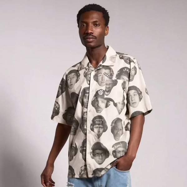 画像1: GRIMEY / GRMY (グライミー) “THE MIDNITE BUTTON UP SHIRT” (1)