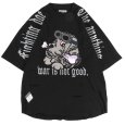 画像2: 【ラスト中型犬（L）のみ】GALFY(ガルフィー) “病みに染まりし反戦Tシャツ” (2)