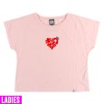 画像1: [レディース] KINGSIZE（キングサイズ）“HEART WOMEN'S DOLMAN TEE” (1)