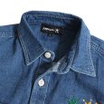 画像4: 【ラストLのみ】KINGSIZE（キングサイズ）“THREE KING DENIM SHIRT” (4)