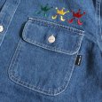 画像6: 【ラストLのみ】KINGSIZE（キングサイズ）“THREE KING DENIM SHIRT” (6)