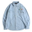 画像1: 【ラストMのみ】KINGSIZE（キングサイズ）“THREE KING DENIM SHIRT” (1)