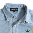 画像4: 【ラストMのみ】KINGSIZE（キングサイズ）“THREE KING DENIM SHIRT” (4)